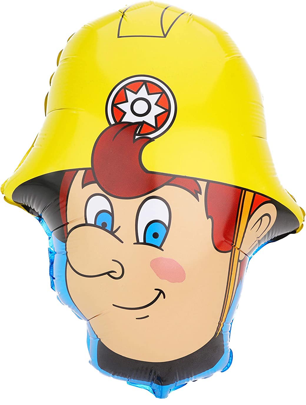Toyland® 28cm (11") Fireman Sam Shaped Foil Balloon - Party Decorations
