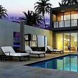PATIO PLUS Parasol Cover 153x30x30cm Waterproof 600D Oxford PVC Black view 5