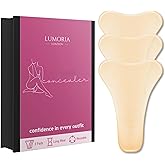 LUMORIA Seamless Concealer Cover for Women (3 Pack), Seamless Smooth Cover, Premium Skin-Safe Silicone Hiders, Invisible Smooth Coverage with Magnetic Storage Case for Leggings &amp; Fitted Outfits