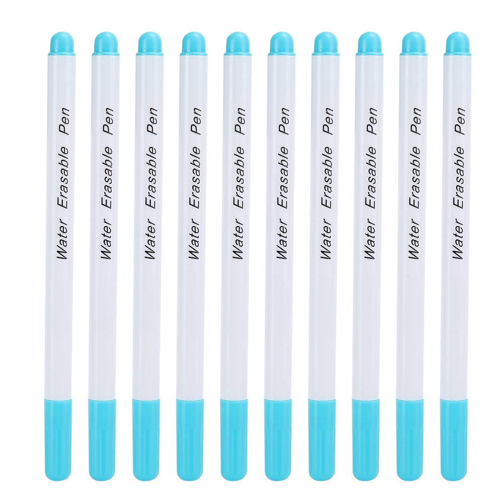 Water Soluble Fabric Marker Pens, Erasable Tailoring Tools, 10 Pieces