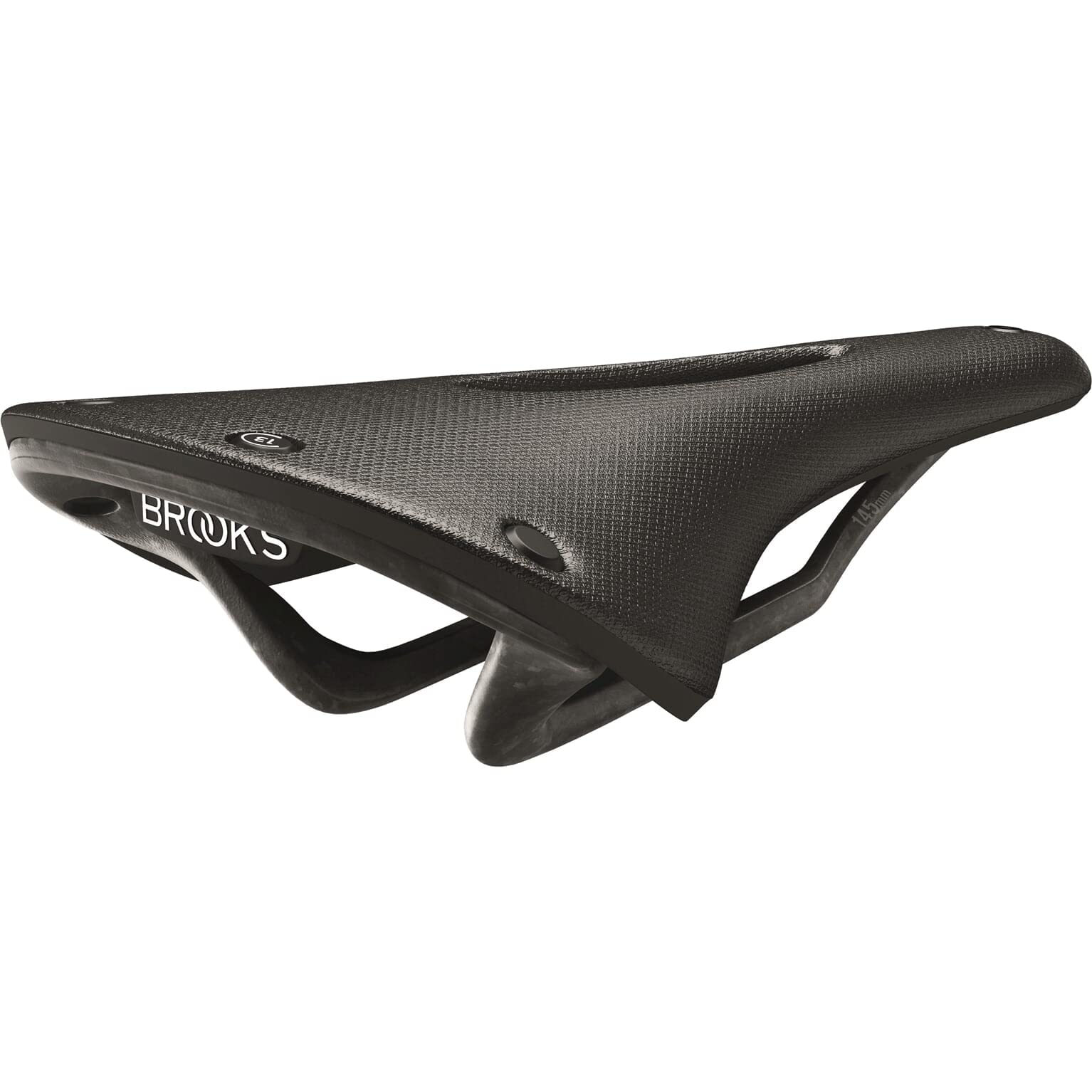 Photo 1 of Brooks England Cambium C13 Carved,Cut-Out Carbon Racing Waterproof Saddle, Black, 145mm