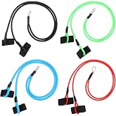 4 Pieces Baseball Resistance Bands, Rubber Elastic Resistance Band 4 Levels Softball Baseball Arm Bands, Pitching Training Arm Strength Trainer Stretching Warm up Equipment for Youth Adult