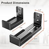 PUTORSEN Soundbar Wall Mount Bracket Dual, Depth 90-154mm, 33lb view 4