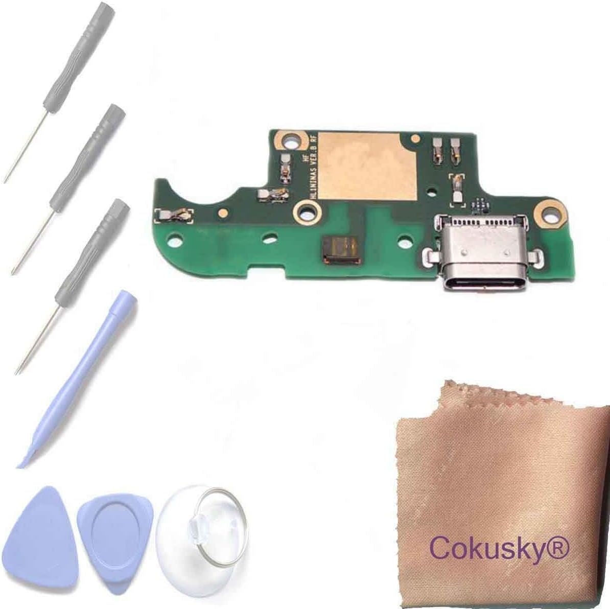 Cokusky Charging Port Flex Cable Dock Connector USB Port Compatible with Huawei Google Nexus 6P H1511 H1512