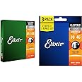 Elixir Bass & Guitar Strings Bundle with NANOWEB Coating, Light Gauges