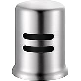 Dishwasher Air Gap Cover for Kitchen, Solid Brass Air Gap Cap with Skirted Design, Dishwasher Overflow Vent Cap Replacement O