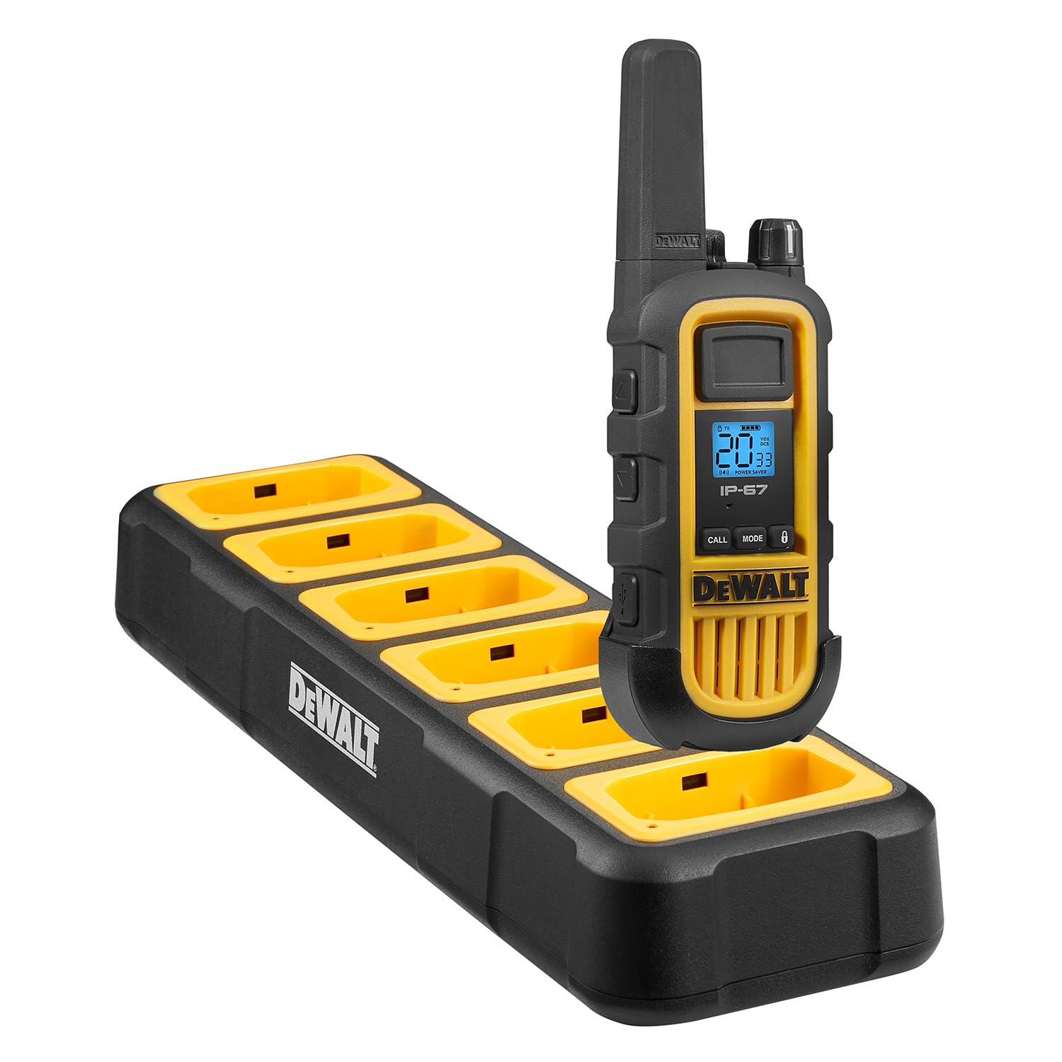 DEWALT DXFRS800 Bundle 2W Walkie Talkies Heavy Duty Business TwoWay