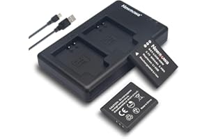 Newmowa Li-50B Battery (2 Pack) and Dual USB Charger Kit for Olympus LI-50B and Olympus SZ-10, SZ-12, SZ-15, SZ-16 iHS, SZ-20, SZ-30MR, SZ-31MR iHS, TG-610, TG-630 iHS, TG-810, TG-820, TG-830 iHS