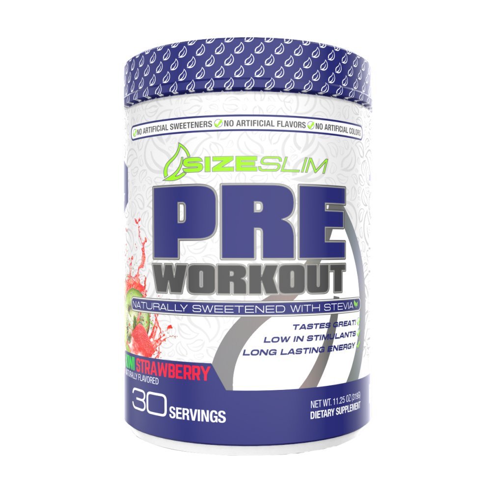 SizeSlim Stevia PreWorkout0 Calories, Naturally Flavored SizeSlim Stevia PreWorkout0 Calories, Naturally Flavored