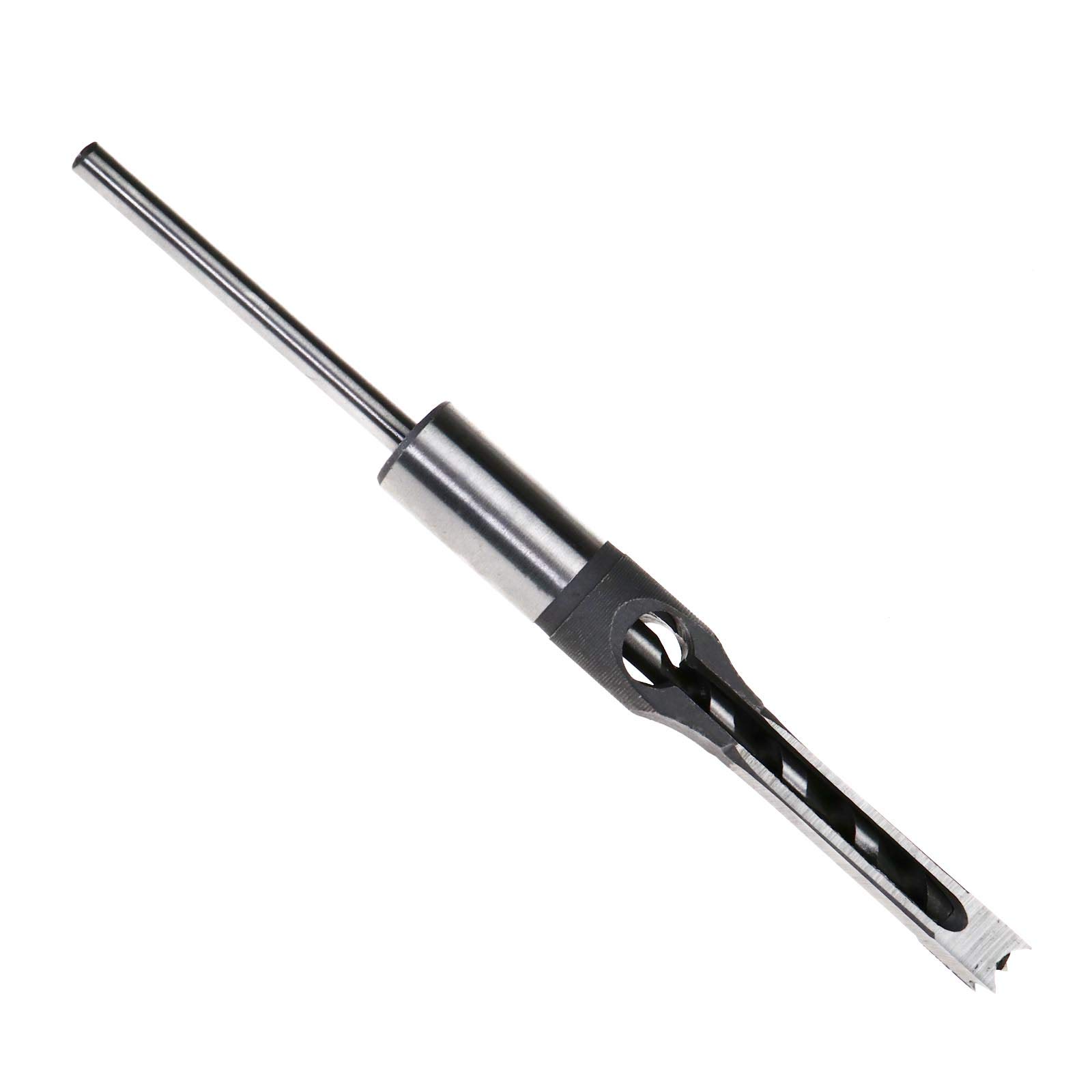 ENET 10mm Mortice Square Hole Saw Auger Drill Bit with Twist Drill Mortising Chisel Drill Woodworking Tool BO
