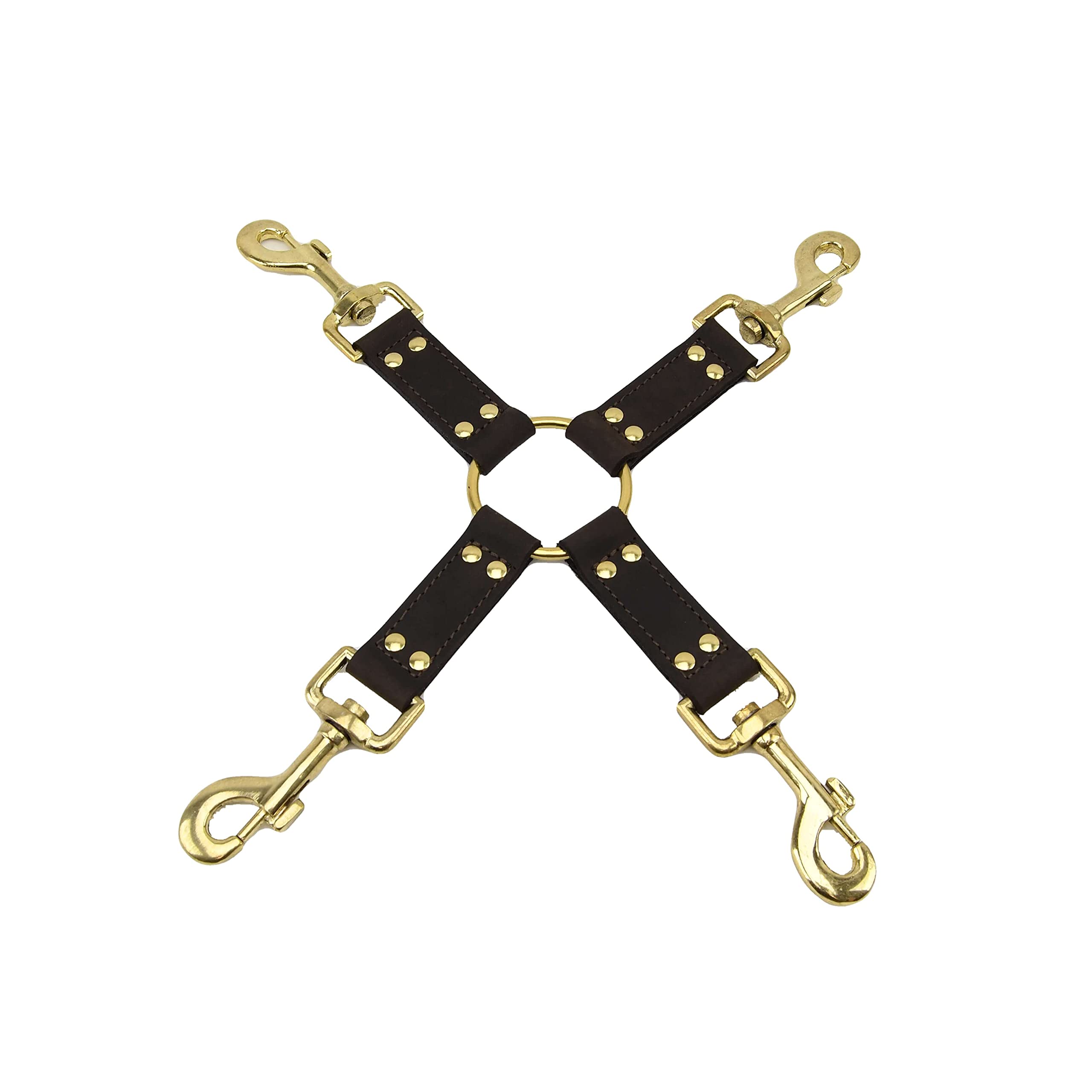 Bound by Loving Joy Nubuck Leather 4 Way Hog Tie