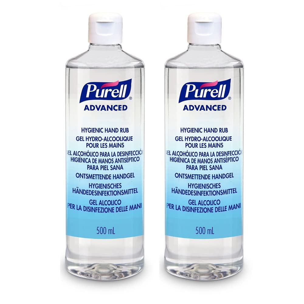 PURELL ADVANCED Hand Sanitiser 500mL flip-top 2 PACK | 2 x 500mL