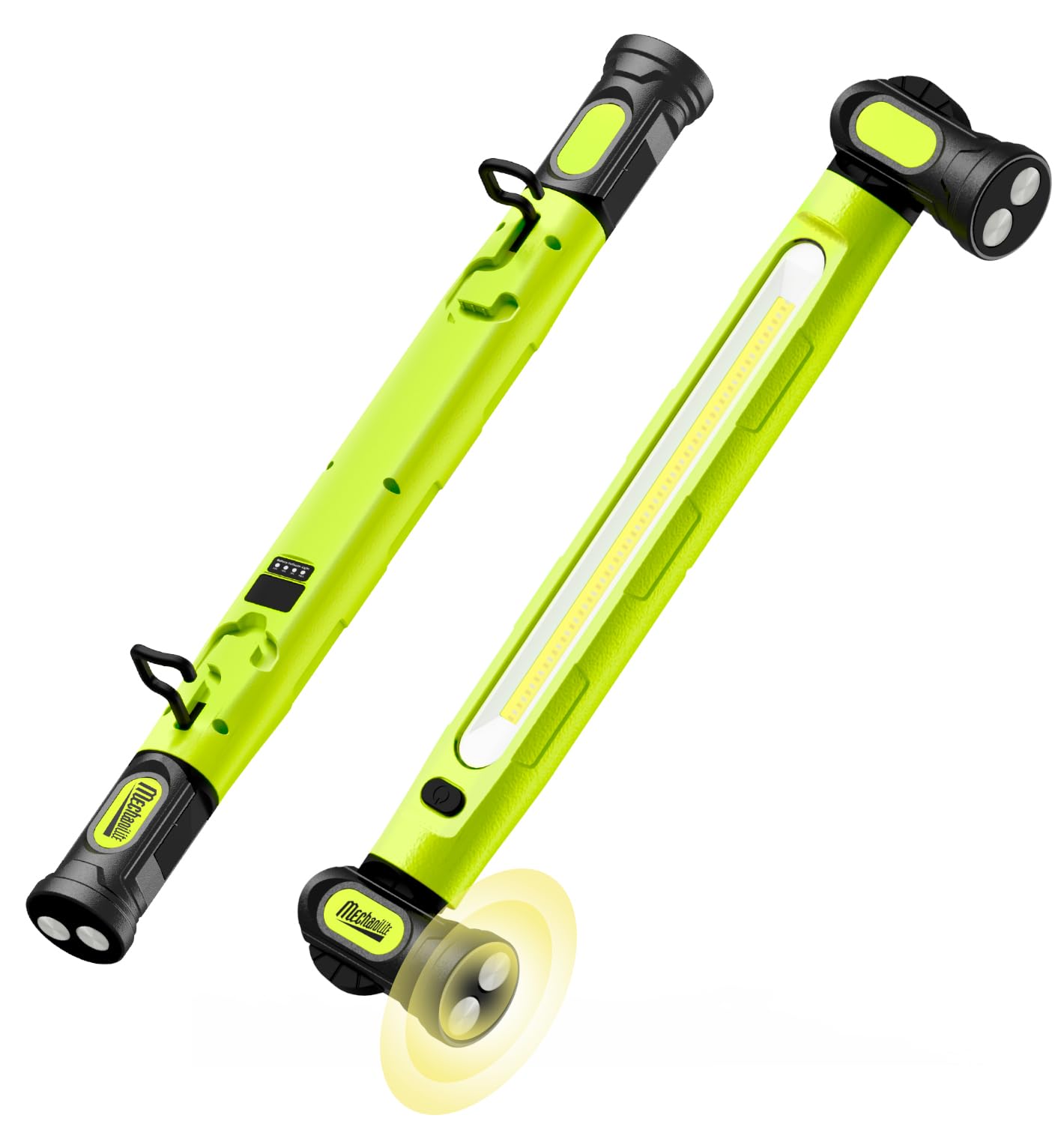 Photo 1 of MechaniLite Under Hood Work Light Bar, 3000LM LED Magnetic Light Bar with Hooks, 5200mAh Cordless Rechargeable Hood Light for Mechanic/Car Repairing/Garage-Green