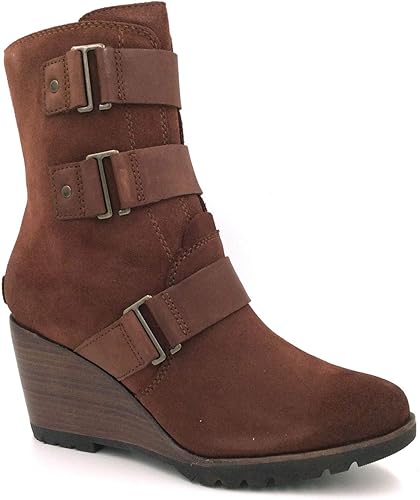 sorel after hours mid top waterproof suede boot