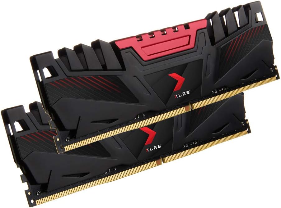 PNY XLR8 DDR4 3200 MHz 16GB 2x16 Kit Desktop RAM, Red, 16GB (2x8GB) - Image 4