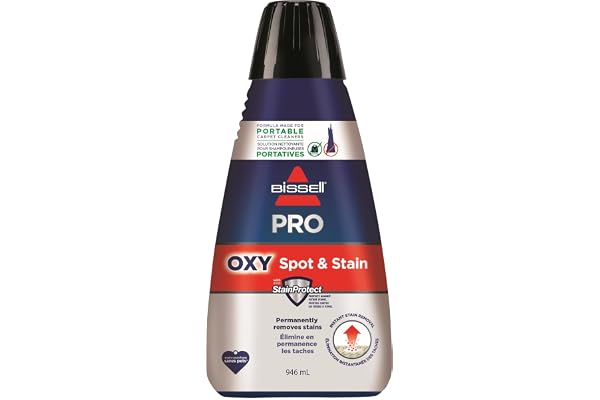 BISSELL Professional Spot & Stain OXY Formula, 32oz, 2038C | StainProtect Technology, Earth-Friendly & Pet Safe, Eliminates O