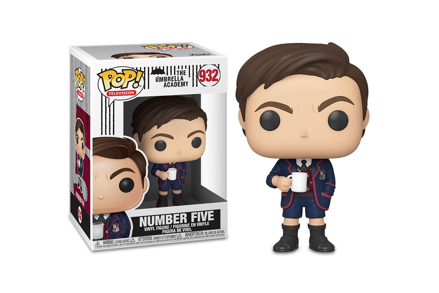 Funko POP! TV: Umbrella Academy - Number Five - 1/6 Odds for Rare Chase Variant - (Styles May Vary) - Collectable Vinyl Figure - Gift Idea - Official Merchandise - Toys for Kids & Adults - TV Fans