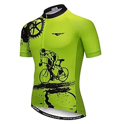 Cycling Jerseys Men Breathable Short Sleeve Biking