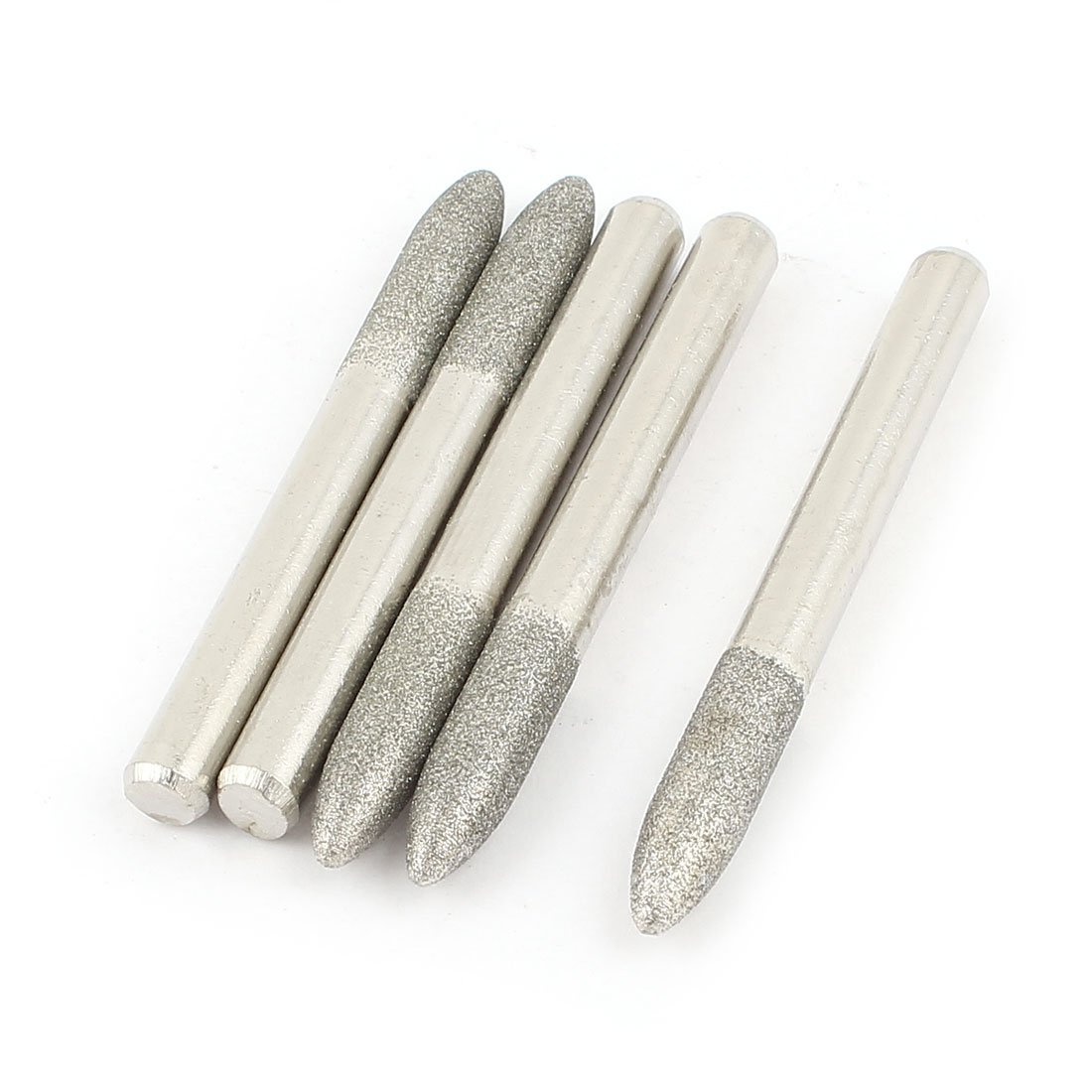 Sourcingmap 5 Pcs 6mm Dia Shank Grinding Bit Diamond Mounted Point 60mm Length