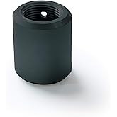 Ceiling Fan Downrod Coupler in Matte Black for Modern Forms Smart Fans