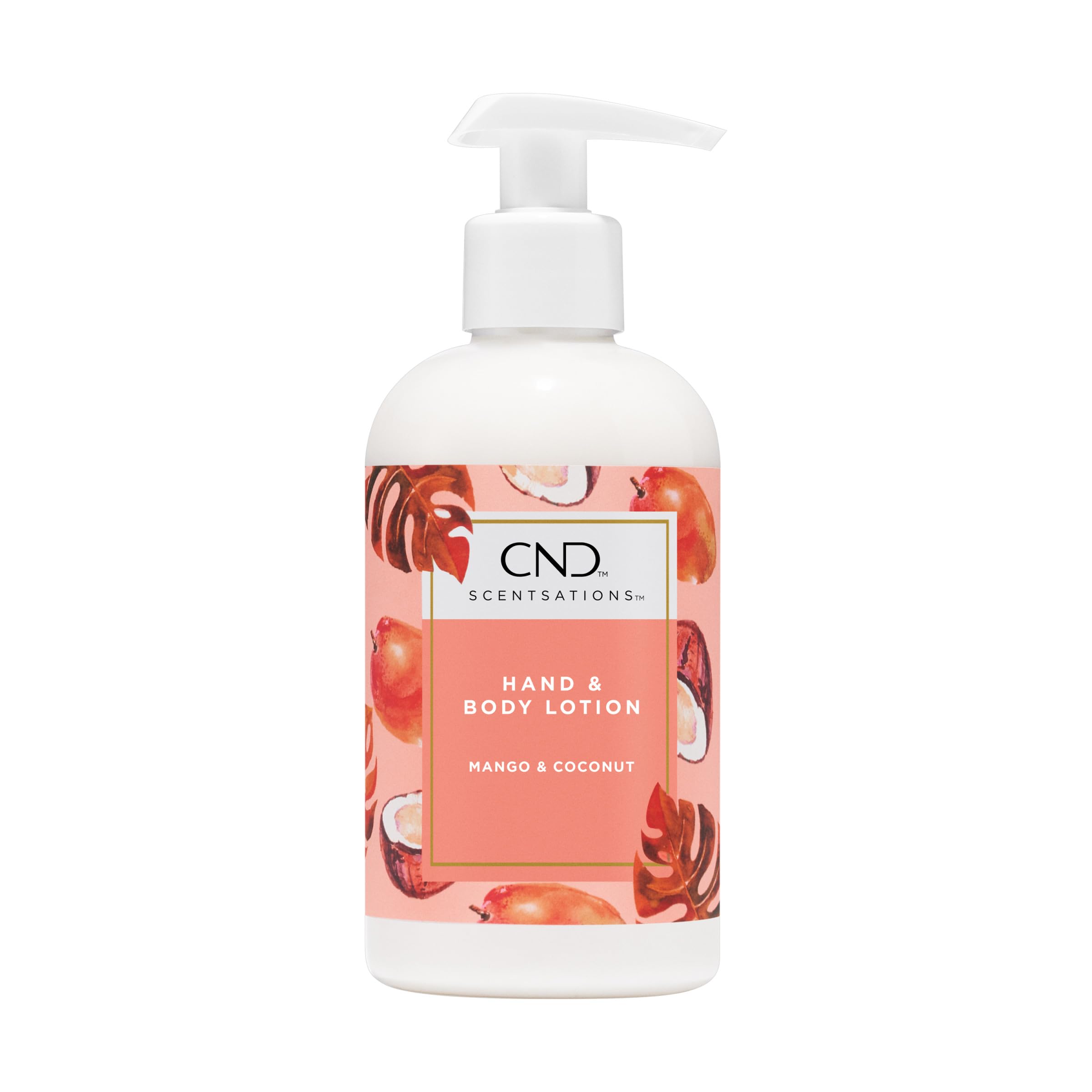 CND hand and body lotion scentsations, mango and coconut