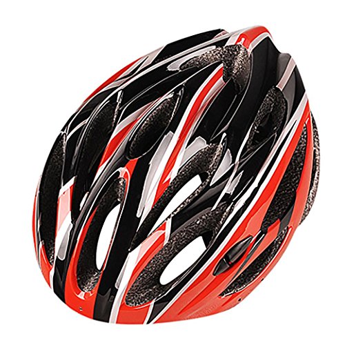 Boofab Adult Safety Helmet Adjustable Road Cycling Mountain Bike Bicycle Helmet Ultralight Inner Padding Chin Protector and visor (B)