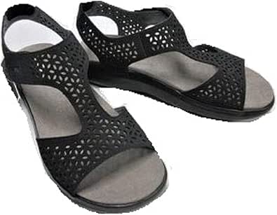 Amazon.com | JBU Sandal Zoe for Women, Black, 8.5 | Sandals