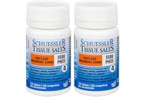 Schuessler Tissue Salts Ferr Phos Tablets - 2 Pack of 125 tablets (250 tablets)