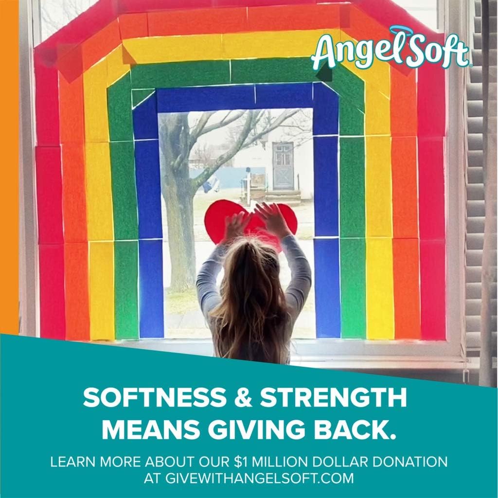 Angel Soft Toilet Paper with Fresh Lavender Scented Tube, 2-Ply Sheet Double Rolls, 12 Count of 214 Sheets Per Roll, Pack of 4 (79372): Health & Personal Care