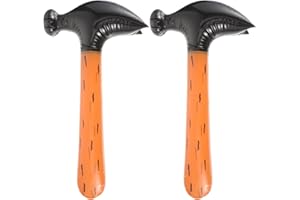 ibasenice Inflatable Hammer Toys Kids Party Favors 2-Pack Large Blow up Hammer for Pool Bath Play 20.86X10.62X3.54In PVC Kids