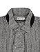 H2H Mens Herringbone Cardigan Sweater of Knitted Sleeves Black US S/Asia M (KMOSWL015)