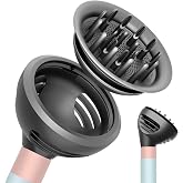 ZEPHBLOW Wave Curl Diffuser for Dyson Airwrap, Dome/Diffuse Modes Diffuser | Dome Diffuse Two Modes Diffuser for Curl Wave Hair, Diffuser for Dyson Air Wrap Attachments, Enhance Waves Add Volume, Grey