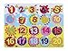 Vidatoy Numbers 1 to 20 Puzzle For Kids With Number of Plant or Animal -PD
