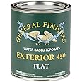 General Finishes Exterior 450 Water Based Topcoat, 1 Quart, Flat