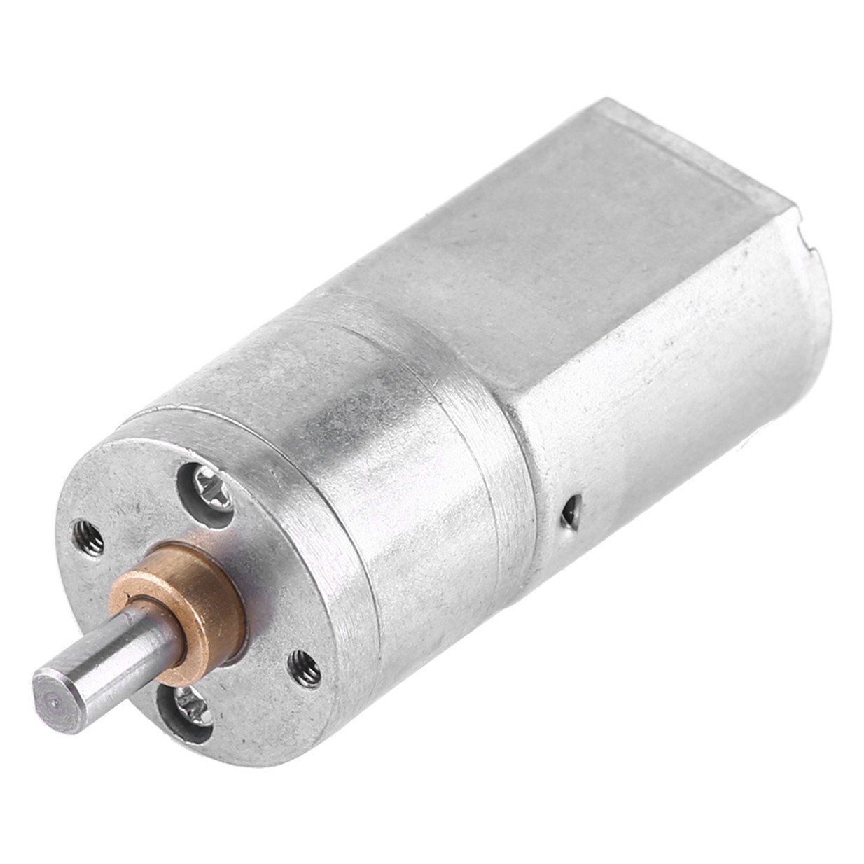 DC 12V Electric Gear Motor High Torque Speed Reduction Motor 15 / 30 / 100 / 200 RPM with Centric Output Shaft 4mm Dia for RC Car Robot Model DIY Engine Toys (15 RPM)