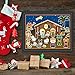Nativity Stickers 12 Sets Make-A-Nativity Scene Sticker for Christmas Crafts School Supply VBS Classroom Activity