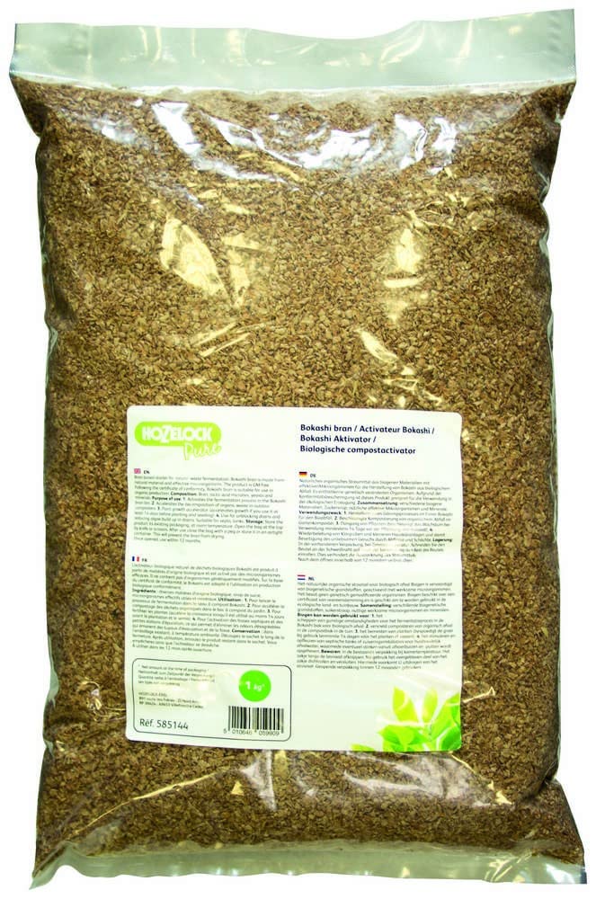 HOZELOCK - Compost Activator Bokashi Bran : Biological Activator Containing Effective Micro-organisms, Solution for Reducing Food Waste at Home [4194 0000]