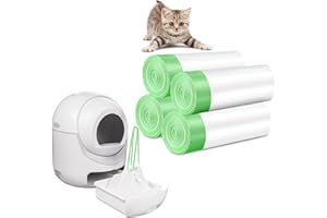 FERYPET 120 count Cat Litter Bags with Drawstring,Cat Litter Liners Durable Pet Cat Pan Liners Extra eplacement Waste Bags -22" x 12"