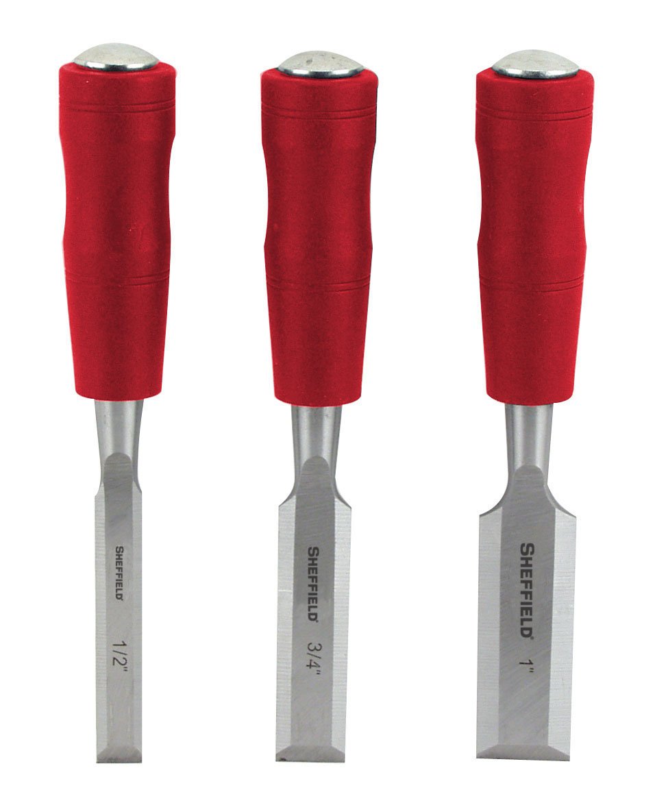 Sheffield 58411 3Piece Wood Chisel Set Amazon.co.uk DIY & Tools