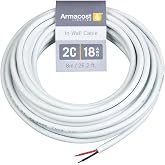 Armacost Lighting 18AWG 2C 24 ft (8m) in-Wall Copper Cable 574180