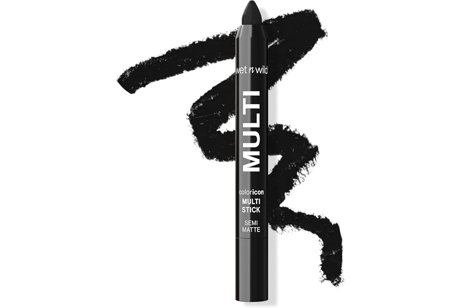 wet n wild Color Icon Cream Eyeliner Eyeshadow Multi-Stick, Moisturizing, Nourishing Velvety Cream-to-Powder Buildable & Blendable Formula, Cruelty-Free & Vegan - Nocturnal Behavior