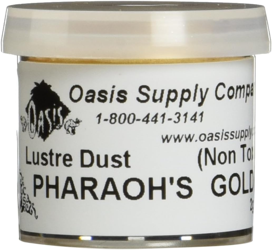 Oasis supply Lustre Dust, Pharaoh's Gold (Old Gold), 2 Gram