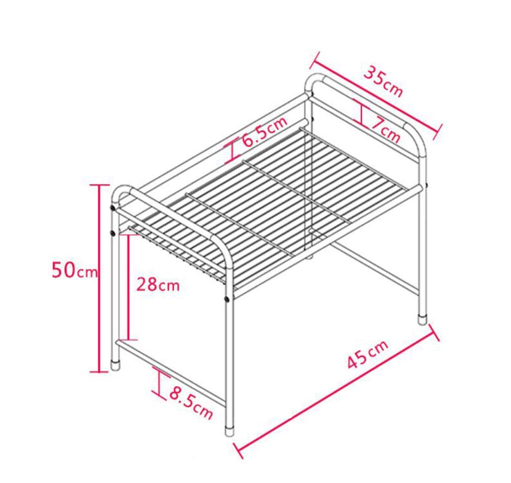 XJRHB Estante, Estante de la Cocina Piso Horno de microondas ...