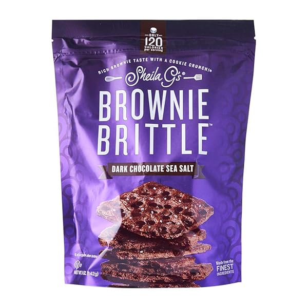 SHEILA G’S, BROWNIE BRITTLE DARK CHOCOLATE, 5 OZ