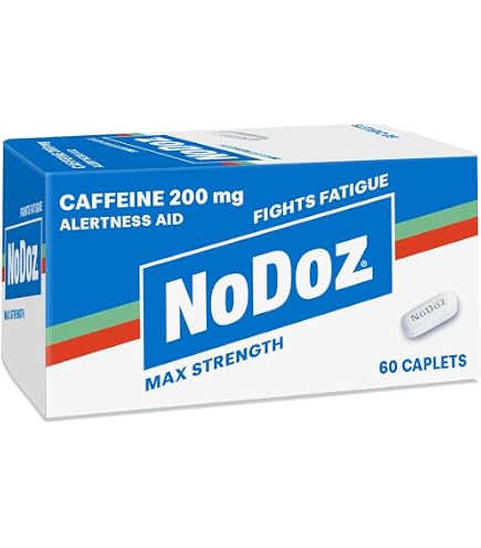 Amazon.com: NoDoz Max Strength Alertness Aid Caplets 60 ea (Pack