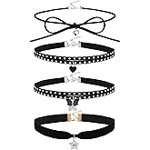 Oblihumoy Black Choker Necklace for Women Velvet Choker Gothic Classic Chokers
