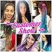 4Pcs Braiding Hair Extensions Jumbo Ombre Braiding Hair Kanekalon Synthetic Twist Braids 24Inch Crochet Braid Hair Extension Light Purple (A56)