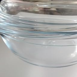 Ôcuisine Classic - Cacerola redonda de vidrio, 1 l, 25,7 x 11,9 x ...