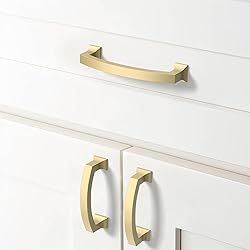 Coinkoly 10 Pack 4'' (102mm) Gold Kitchen Cabinet