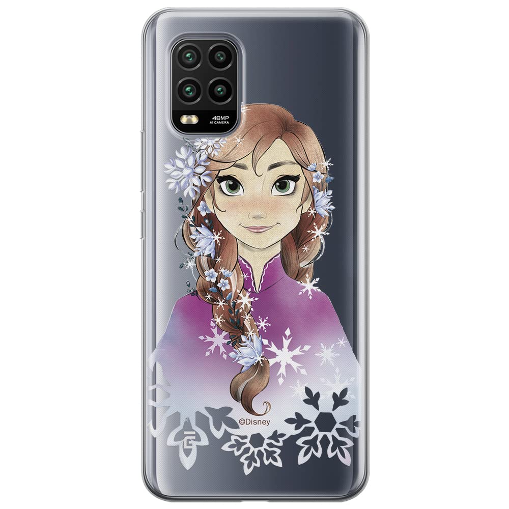 ERT GROUP mobile phone case for Xiaomi MI 10 LITE original and officially Licensed Disney pattern Anna 001 optimally adapted to the shape of the mobile phone, partially transparent